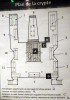 Plan de la crypte de de la basilique saint seurin