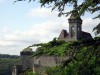 Rocamadour remparts du chateau et tour de l´horloge