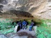 Grotte margot investie par motards
