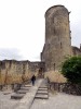 Chateau de rauzan entree principale et pont levis