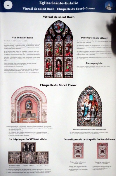 Information vitrail eglise saint eulalie