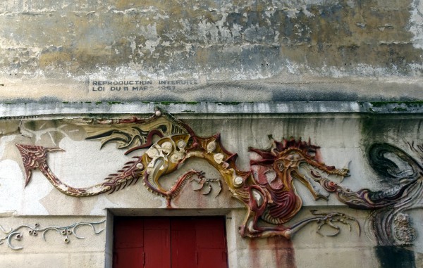  dragon et chouette au  rue beyssac