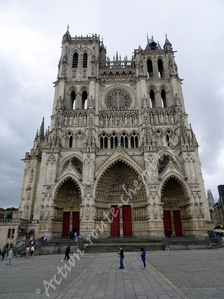 Cathedrale d´amiens face nord ouest
