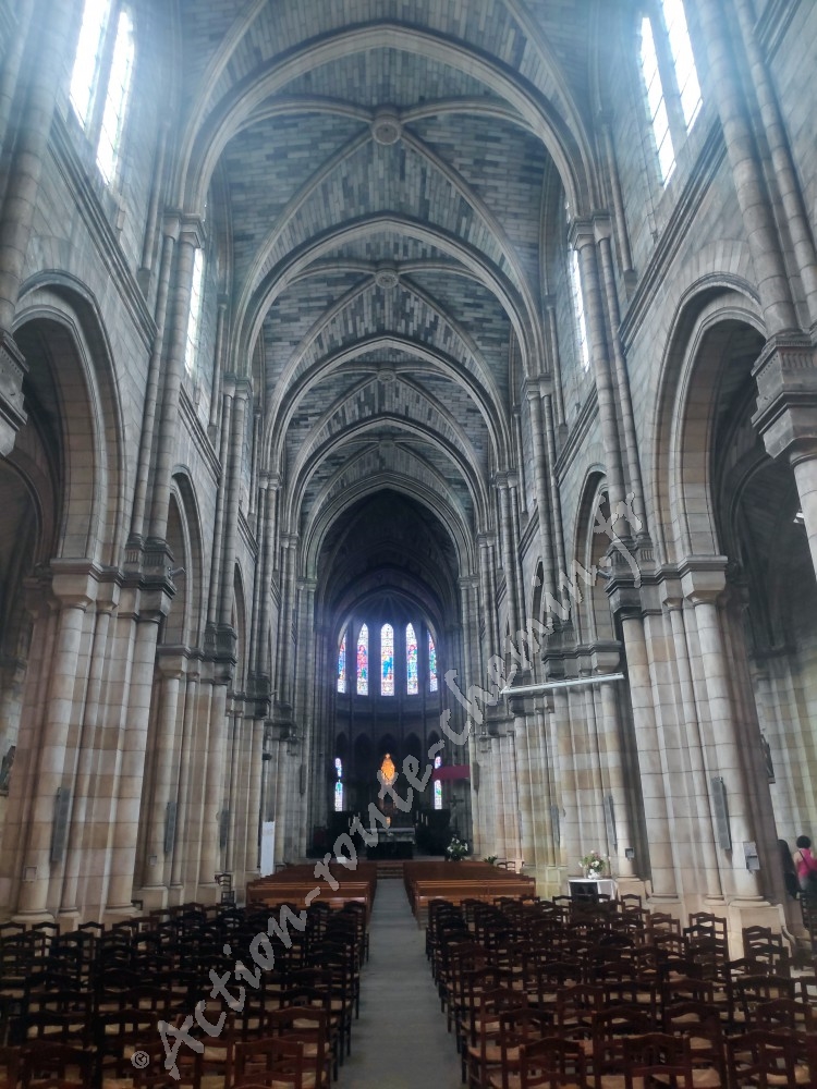 Eglise notre Dame de Bergerac - interieur et coeur