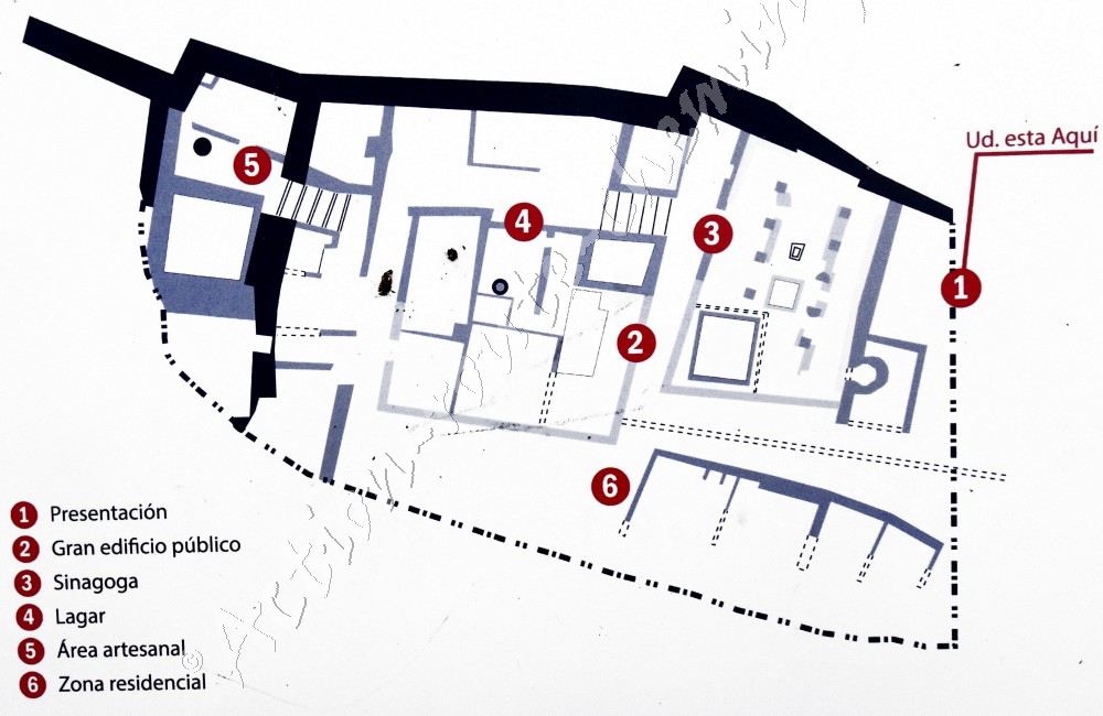 Plan du château de Molina de Aragon