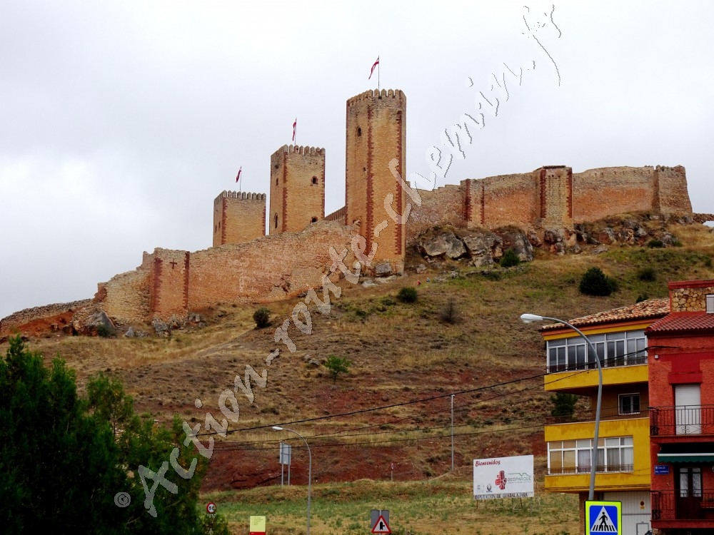 Castillo de Molina de Aragon - face Sud