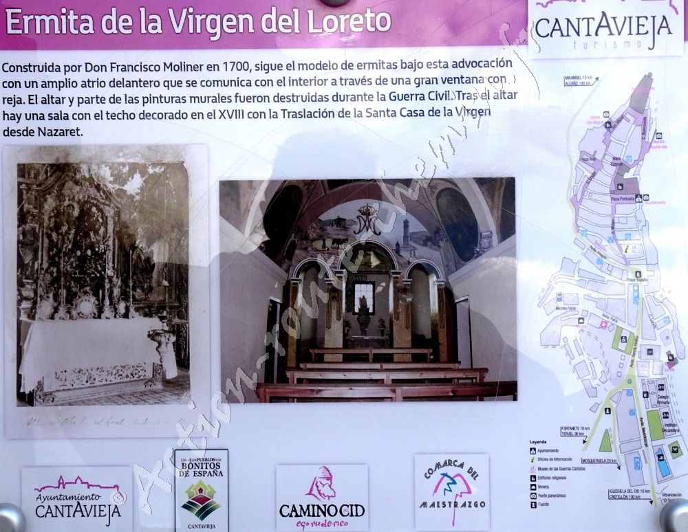 Informations Ermita de la virgen del loreto à Cantavieja