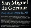 Panneau informatif - pinturas murales de San Miguel de Gormaz
