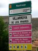 Panneau informatif de Villarroya de los Pinares
