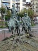 San Sebastian - statues de Don Quichotte et Sancho Pansa
