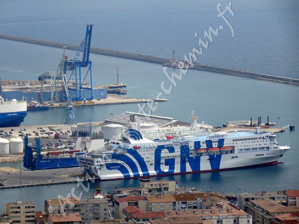 Départ de sète pour Tanger avec le ferry GNV