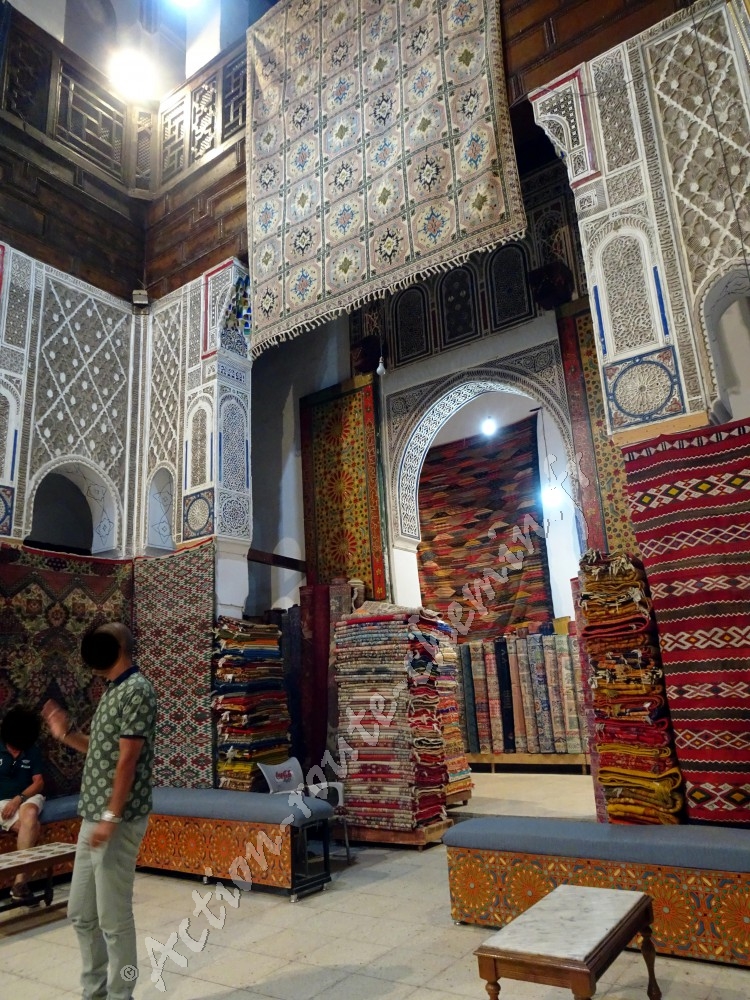 Visite de la medina de fes tapis berberes