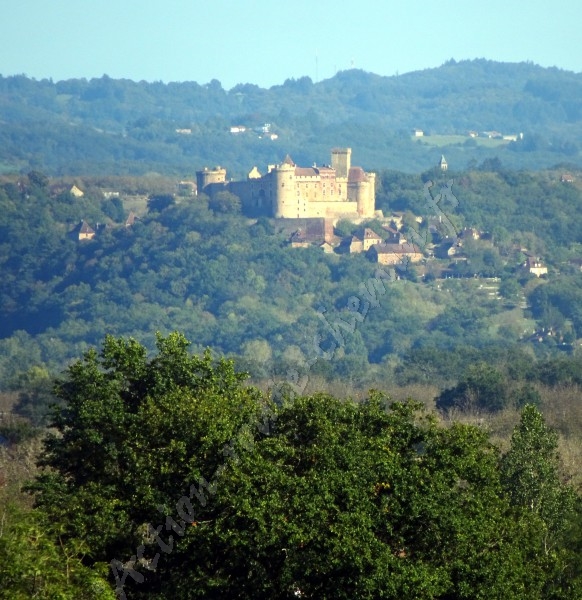 Chateau de Loubressac depuis Carennac