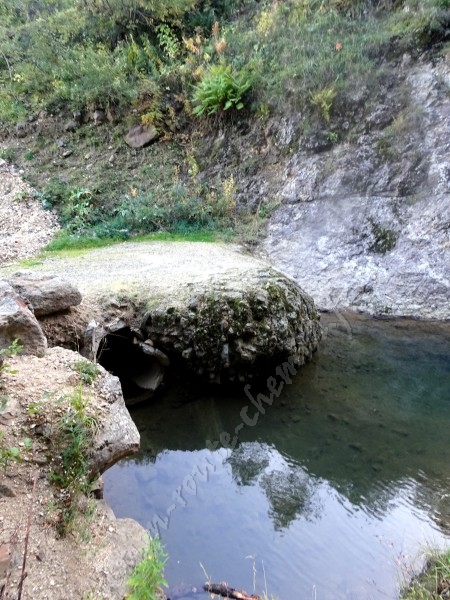 Réservoir de la Dore avant sa canalisation vers la Dogne