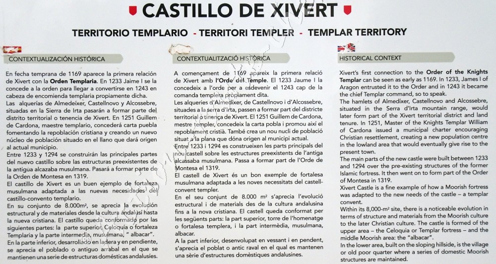 Information château de Xivert