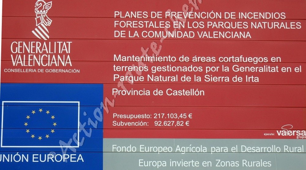 Participation union européenne park nationnal de Irta