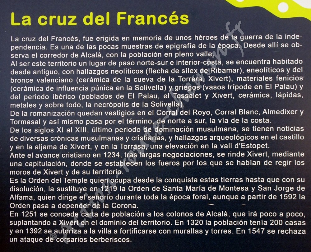 La croix du français en espagnol