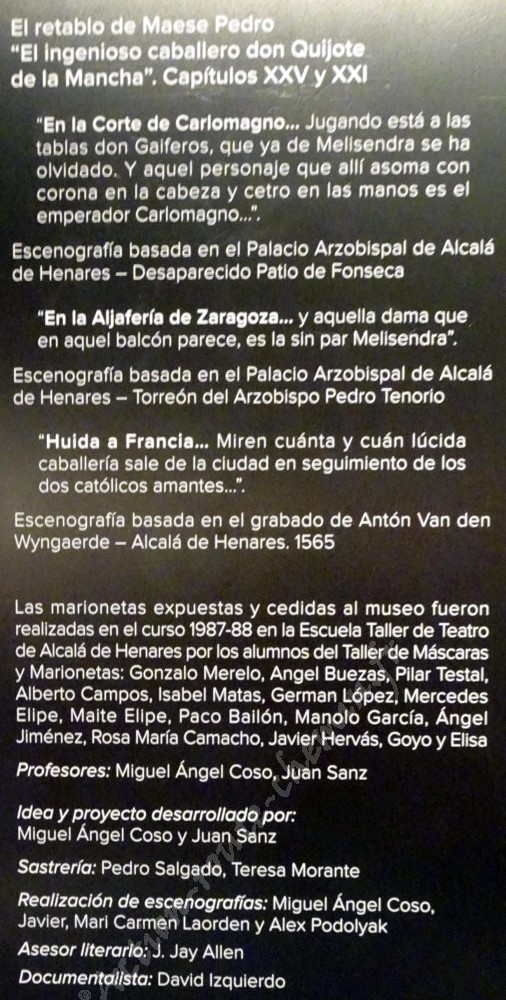 Alcala de henares musee cervantes info retable