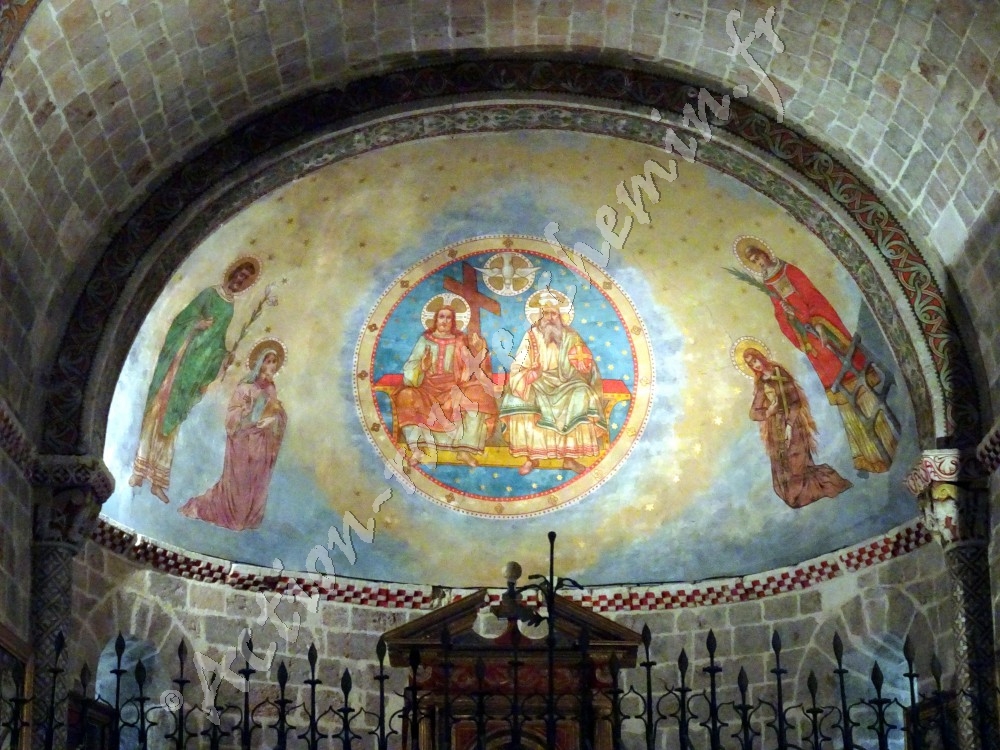 Eglise Sainte-Engrace - fresque