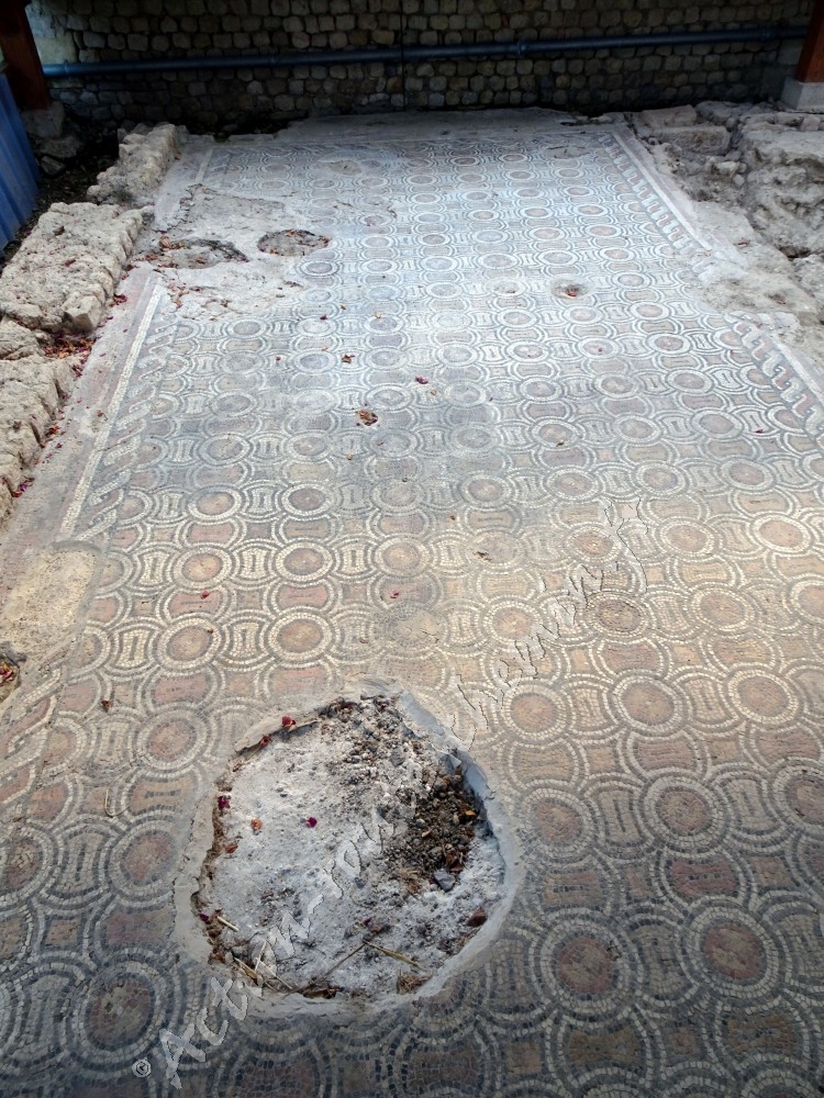 Mozaique de la villa gallo romaine de Loupiac