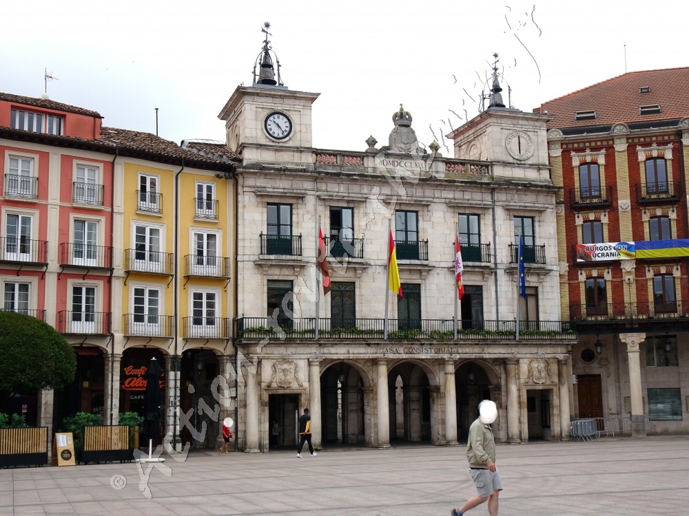Ayuntamiento de burgos et plaza major