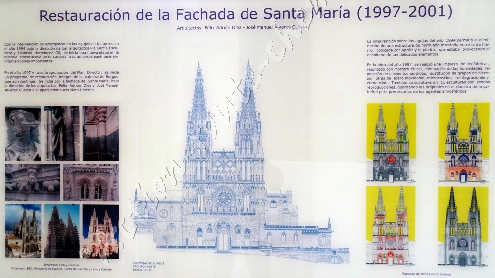 Plan - Cathédrale Santa Maria de Burgos