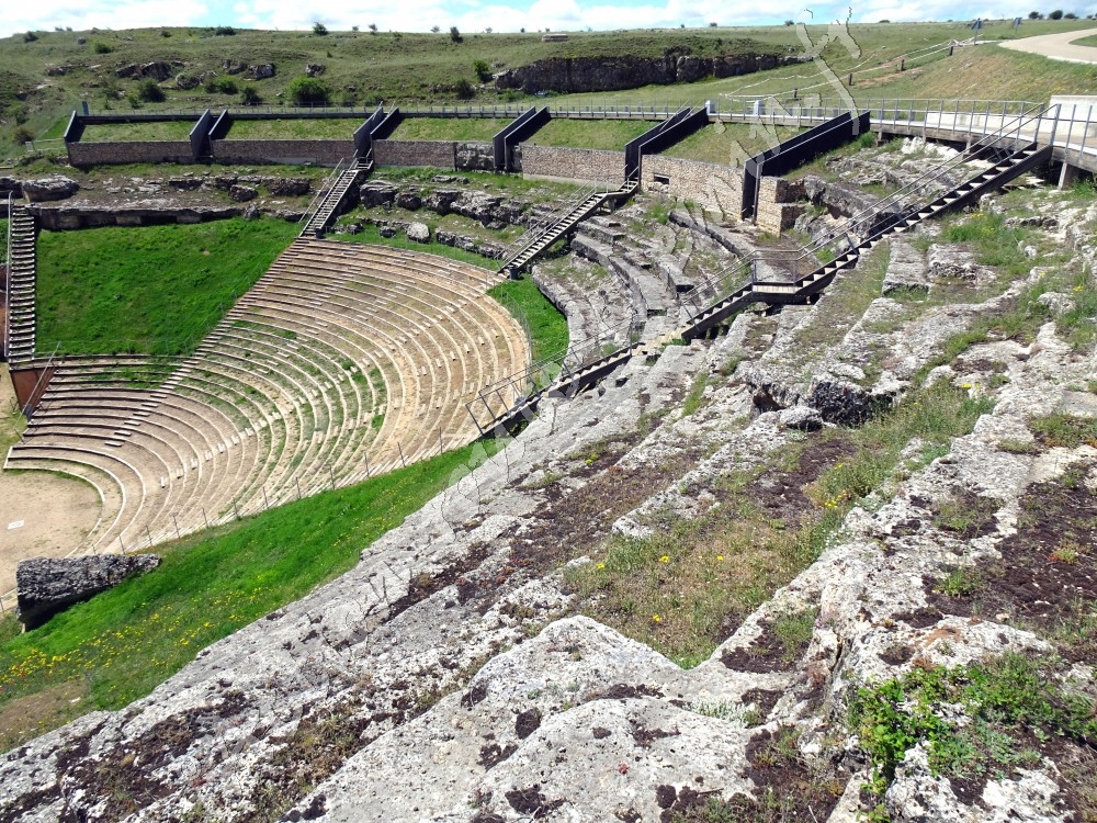Grand théâtre de Clunia - cité gallo romaine Penalba de Castro
