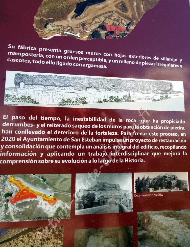 Panneau informatif de San Esteban de Gormaz
