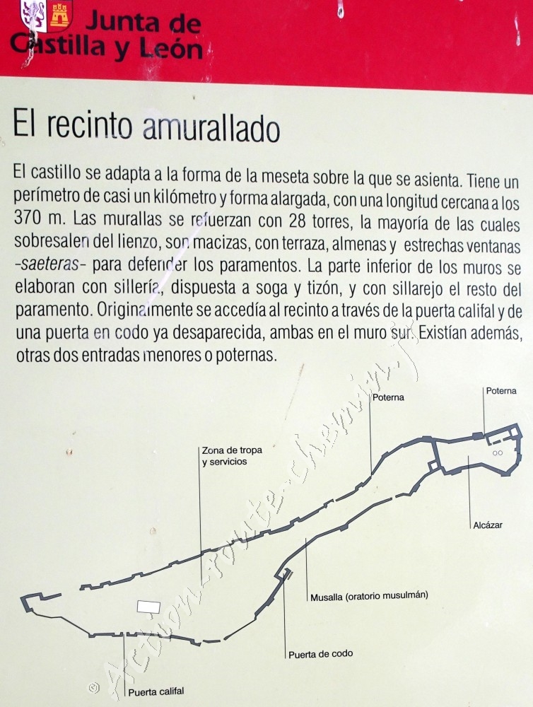 Castillo de Gormaz - panneau informatif