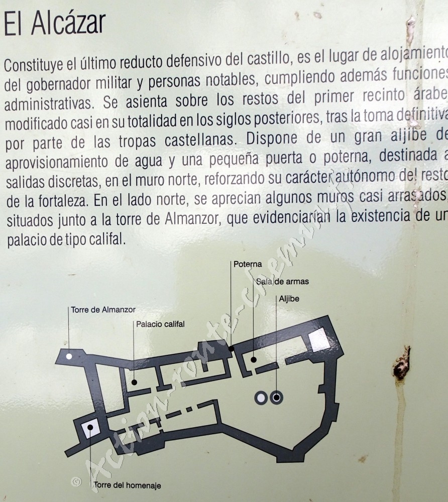 Castillo de Gormaz - panneau informatif