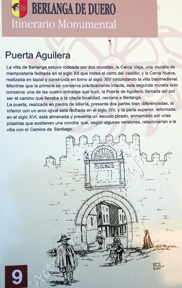 Berlanga de Duero - porte Aguilera