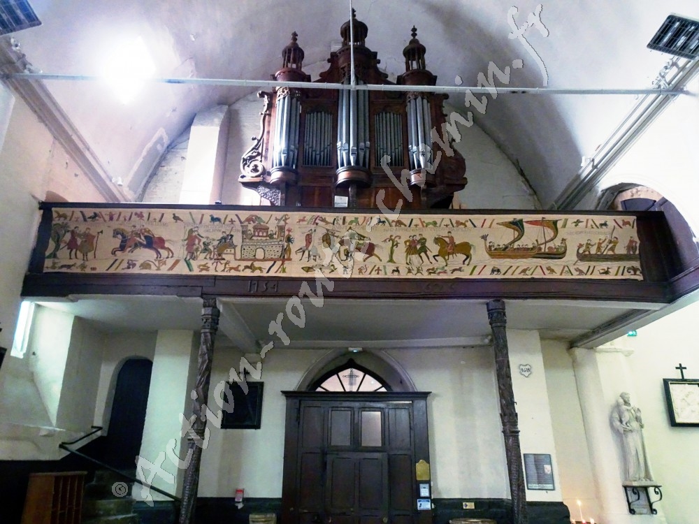St valery sur somme interieur eglise st martin orgue