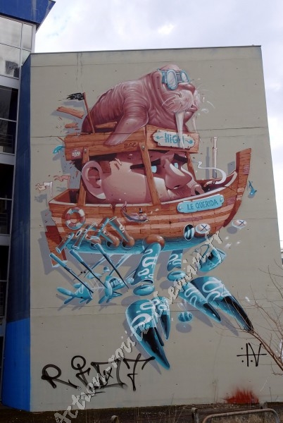 Street art a universite staps cote sud