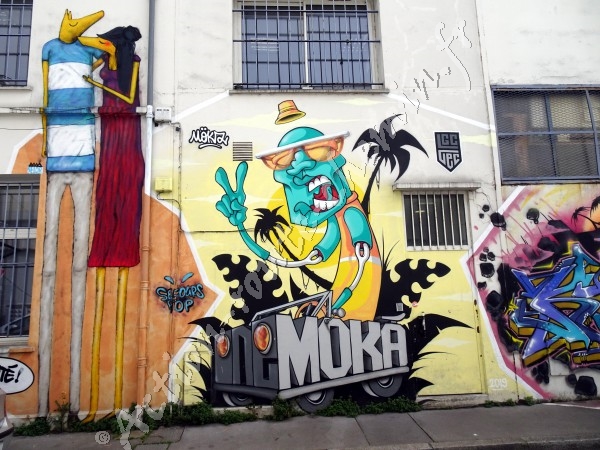 Street art rue belcier bordeaux