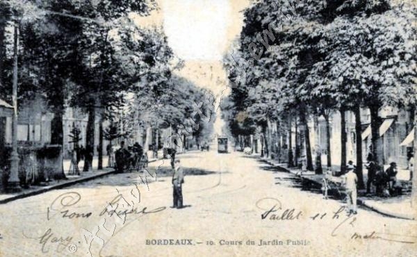 Bordeaux  cours du jardin public