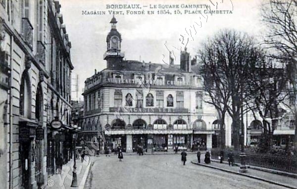 Bordeaux  place gambetta magasin vert