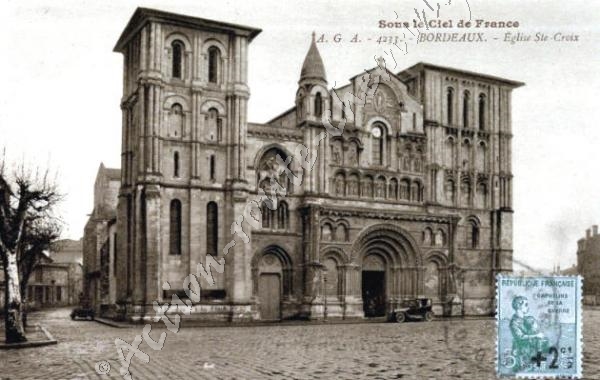 Bordeaux eglise sainte croix bastide