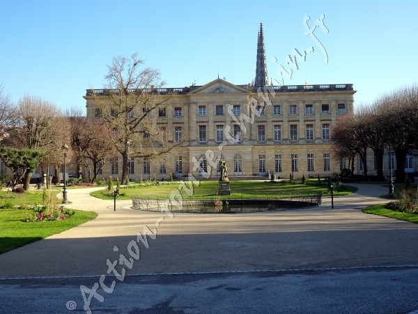 Bordeaux jardins de la mairie de bordeaux