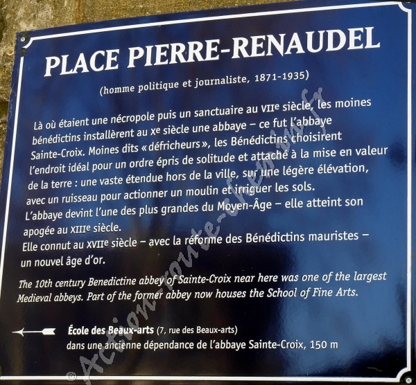 Bordeaux place pierre renaudel