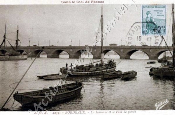 Bordeaux pont de pierre