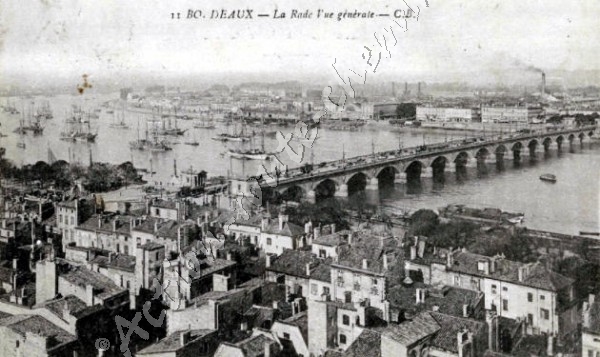 Bordeaux pont de pierre pris depuis st michel