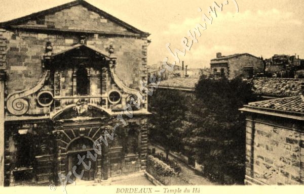 Bordeaux temple chateau du ha