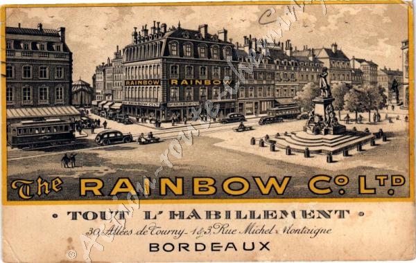 Bordeaux the rainbow  allee tourny