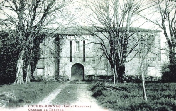 Chateau theobon carte postale