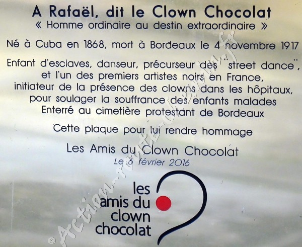 Clown chocolat cimetiere protestant rue judaique