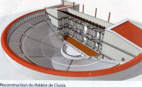 Clunia reconstruction theatre