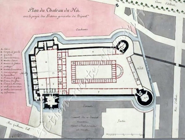 Plan chateau du ha