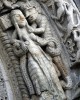 Femme mordue au sein par serpent abbatiale sainte croix de bordeaux